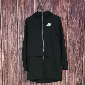 Nike Advanced 15 AV15 Parka Black Longline Hoodie